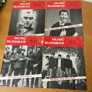 MUSIC BUSINESS 1960年代音楽雑誌 ローリングストーンズ rolling stones the byrds 