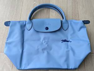 新品★ロンシャン★Longchamp★プリアージュ★お買い物に最適な大きさ★35×21×14㎝★ブルー×紺★小さめ