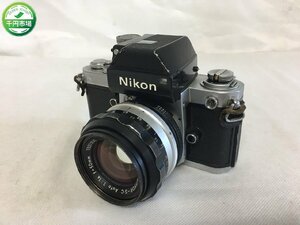【N-10332】Nikon F2 フォトミック 一眼レフ　フィルムカメラ レンズ NIKKOR-S・C Auto 1:1.4 f=50mm 現状品【千円市場】