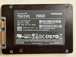 SAMSUNG【動作確認済み】SSD 250GB 0720