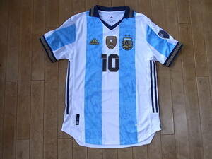 リオネル・メッシ　Lionel Messi　アルゼンチン代表　コパ・アメリカ2021 優勝記念仕様　ホーム　オーセンティック 　ユニフォーム