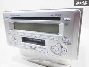 トヨタ 純正 カーオーディオ カセット CD プレーヤー CKP-W55 FH-M8007ZT 08600-00G60 即納 棚27A