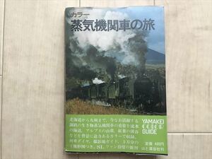 7239 昭和鉄道写真集「カラー.蒸気機関車の旅」昭和45年山と渓谷社刊196頁+SL列車時刻表。北海道〜鹿児島迄の46路線の風景　　