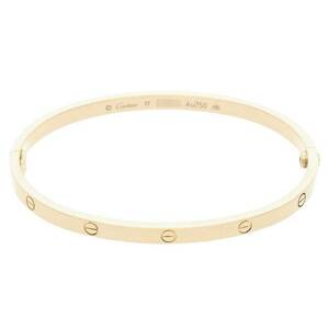 カルティエ Cartier LOVE BRACELET SM /ラブブレス SM サイズ:17 K18YGブレスレット 中古 GZ11