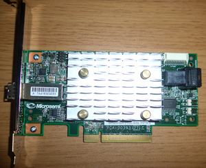 Microsemi SmartHBA 2100-4i4e／HPWS SAS HBA adaptec RAID アダプテック e63