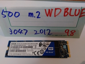 ■ SSD M.2 ■ 500GB （3047時間）　正常判定　WD Blue　送料無料