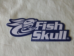 Fish Skull ステッカー Skull Fish flymenfishingcompany フライフィッシング FLYFISHING トラウト TROUT サウス カロライナ U.S.A