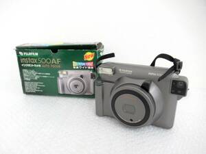 【FUJIFILM/富士フイルム】卯①508//INSTAX 500AF/インスタントカメラ/AUTO FOCUS/横長ワイド画面/動作品