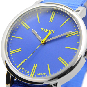 訳有特価！1【TIMEX タイメックス】T2P362 新品未使用 海外モデル クラシックラウンド メンズ レディース キッズ 青色 腕時計 watch 