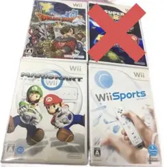 Wiiゲーム　ドラゴンクエストX マリオカートWii 　Wiiスポーツ