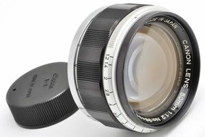 CANON LENS 50mm F1.2 キャノン レンズ キャップ Lマウント L39 日本製 CAMERA CO Inc JAPAN キヤノン カメラ 50/1.2 5 12