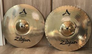 Zildjian A Custom Mastersound HiHat 14 pair ジルジャン　Aカスタム　マスターサウンド　ハイハット　14 ペア