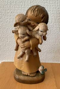 ヴィンテージ　ANRI アンリ　木彫人形　JUAN JERRANDIZ イタリア製　♯55284 