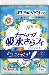 ◆ ユニ・チャーム チャームナップ　吸水さらフィ　3cc 17.5cm バラ売り ① ◆