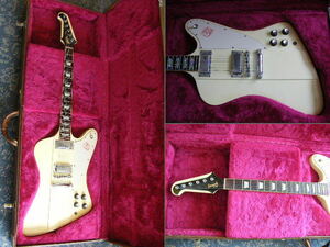 即決 gibson firebird-v white 中古