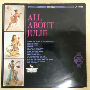 LP6452☆赤盤「ジュリー・ロンドン / All About Julie / LP-7088」