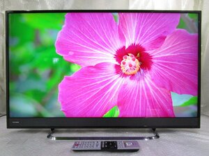 ☆TOSHIBA 東芝 REGZA 40インチ 4K対応 液晶テレビ 外付けHDD対応 無線LAN/Youtobe 40M500X 2016年製 リモコン付き 直接引取OK w4199