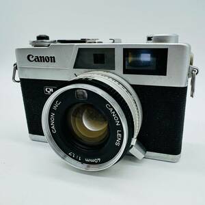 CANON キヤノン Canonet QL17 フィルムカメラ レンジフィルター シルバー 40mm F1.7 中古品 動作未確認 現状品 格安 1円出品 7741