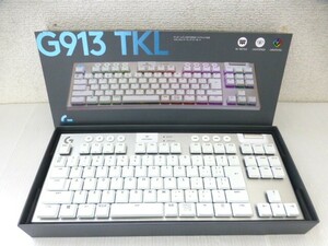 【35356】◆家電 ゲーム ロジクール ゲーミングキーボード テンキーレス ワイヤレス Ｇ913　ＴＫＬ 現状品◆