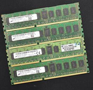 16GB (4GB 4枚組) DDR3L PC3L-12800R DDR3L-1600 REG 1Rx4 240pin ECC Registered MT Micron サーバー MacPro向け (管:SA5824