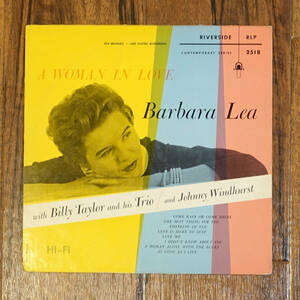 極美! US Riverside RLP 2518 完全オリジナル A Woman in Love / Barbara Lea White/DGレーベル/Flat Edge