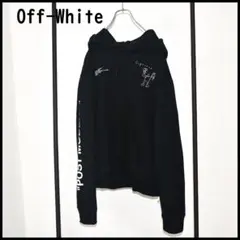 Off-White™ × バスキア限定コラボコレクション　フーディパーカー黒