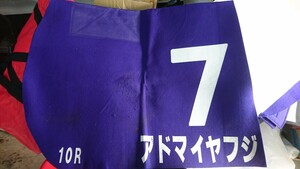 G1宝塚記念　実使用　アドマイヤフジ 実使用ゼッケン 競馬 ウマ娘 武豊 jra アドマイヤベガ