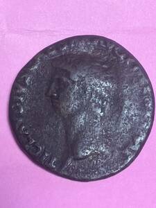 古代ローマ　アス銅貨　クラウディウス　41-54 8.53g 美品　