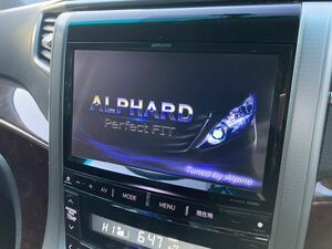 最終値下げ【美品】ALPINE BIGXナビ 20アルファード/ヴェルファイア専用 EX009V-AV アルパイン TV DVD CD Bluetooth SD 地デジ VICS 9in