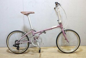 ■DAHON ダホン Boardwalk D7 20インチ 折畳ミニベロ SHIMANO 1X7S 2017年モデル 美品