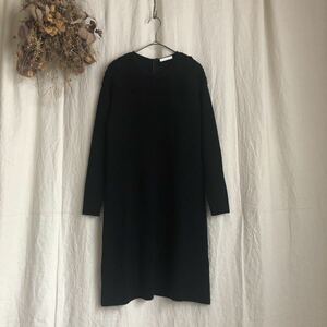 Chloe クロエ ウール 襟元デザイン ワンピース/ドレス 黒 XS