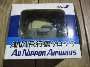 未使用　ANA　飛行機クロック　ジャンボジェット　ジャンク扱