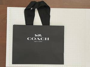 ☆ショップバック 紙袋 COACH コーチ 黒色☆美品