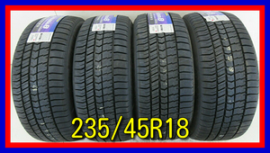 ■新品タイヤ■　235/45R18 94Q GOODYEAR ICE NAVI8 カムリ マークX アコード キザシ等 冬タイヤ スタッドレス 激安　送料無料　T747