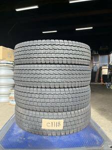 送料無料　C1118 GOOD YEAR 145R12 6PR LT 中古スタッドレス タイヤ4本セット145/80R12 LT 兼用　2021年製