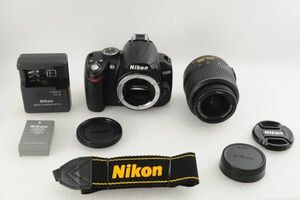 [美品] Nikon ニコン D3000 + AF-S 18-55mm レンズ #1536AB