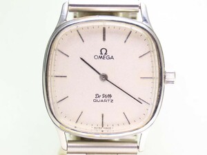 ■♪価格高騰! 資産価値！ 稼働 電池新品 メンズ ビンテージ 高級超レア！ OMEGA オメガ Deville デビル クオーツ