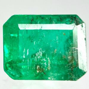 1.5ctUP!!●天然エメラルド1.520ct●a約7.5×5.7mmソーティング付 ルース 裸石 宝石 ジュエリーjewerly emerald BJ1/BJ1 テ EB3