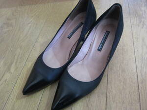 日本製 EMIKO KAMISHIMA RABOKIGOSHI works エミコカミシマ ラボキゴシ 24.5cm 本革 パンプス サンダル シューズ 靴 大きいサイズ NO.B