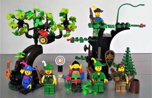 レゴ LEGO アイデアブック260のオークミニタワー　中世のかじ屋のりんごの木　フォレストマン エルクウッド 森の人 農夫 盾 ミニフィグ