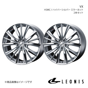 LEONIS/VX ムラーノ Z50 アルミホイール2本セット【19×8.0J 5-114.3 INSET48 HSMC】0033288×2