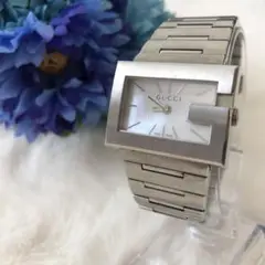 【極美品】GUCCI 100L シェル文字盤　gフェイス　腕時計　付属品完備