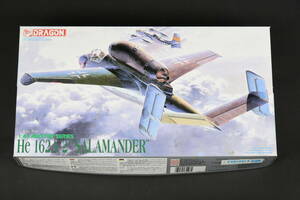 ドラゴン5508 1/48 ハインケル He 162A-2 ザラマンダー SALAMANDER ドイツ空軍 ジェット戦闘機 未組み立て DRAGON プラモデル