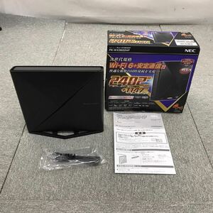 &【売り切り】NEC Wi-Fiルーター PA-WX3600HP Wi-Fi 6+安定通信 2402Mbps+1147Mbps WPA3対応 通電確認済み 箱付属 