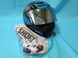 SHOEI　Z-7　DOMINANCE　ショウエイ　Z-7　ドミナンス　Lサイズ　59cm ブルー/ブラック　シールド・メロースモークミラーブルー　美品