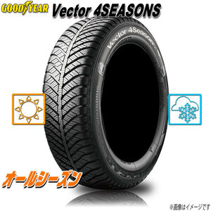 オールシーズンタイヤ 新品 グッドイヤー Vector 4SEASONS 冬タイヤ規制通行可 ベクター 145/80R13インチ 75S 1本