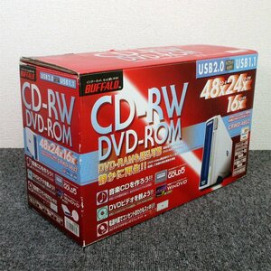 【未使用美品】 外付けDVDコンボ ★ BUFFALO CRWD-48U2 USB/ソフト類付属 外箱有 B