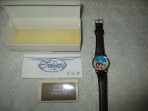 1990年代 ディズニーストア 限定オープニングウオッチ 腕時計 ミッキー,ミニー、グーフィ―　 豊橋店 ＴＯＹＯＨＡＳＨＩ　未使用
