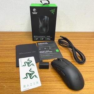 【美品】Razer DeathAdder V3 ProとHyperpolling Wireless Dongle PC周辺機器　ゲーミング　マウス