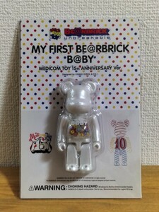 未開封 MY FIRST BE@RBRICK B@BY ベアブリック MEDICOMTOY 15th 15周年記念モデル 100% 千秋 メディコムトイ